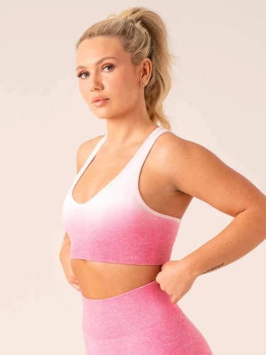 Топ Ryderwear Ombre Seamless Sports Bra - Musk Pink Ombre