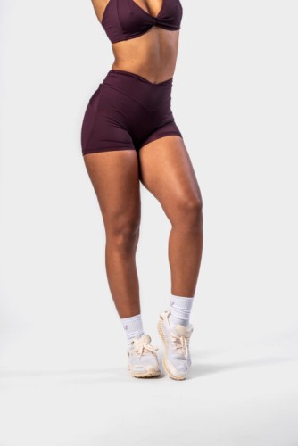 Шорты Nebbia V-shaping Belt Shorts STRONG BEAUTY Dark Red 428