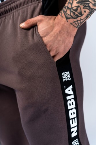 Штаны для тренировок Nebbia Training Sweatpants HERO Brown 296