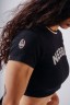 Топ NEBBIA x Olympia Open-Back Crop Top Black 938