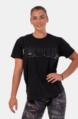 ФУТБОЛКА INVISIBLE LOGO NEBBIA T-SHIRT 602 Black
