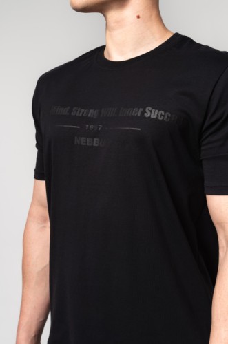 Футболка Nebbia Muscle Fit T-shirt FLEXIN' Black 358