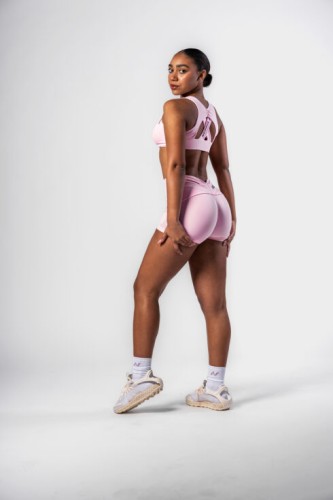 Шорты Nebbia V-shaping Belt Shorts STRONG BEAUTY Pink 428