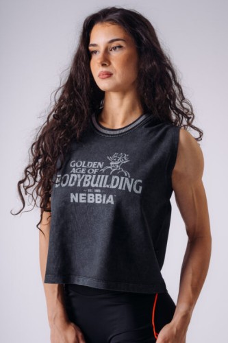 Майка NEBBIA x Olympia Oversized Tank Top Black 939