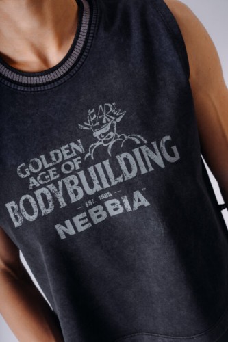 Майка NEBBIA x Olympia Oversized Tank Top Black 939