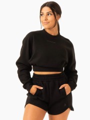 Кроп толстовка Sideline Sweater - Black