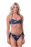 Купальный топ Earth Powered bikini - top Ocean Blue 556