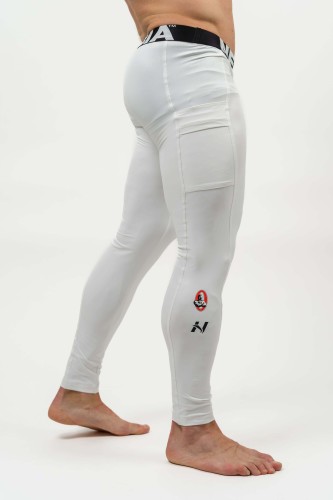 Леггинсы Nebbia Gym Leggings with Pocket DISCIPLINE White 708