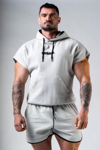 Безрукавка чоловіча Nebbia Training Rag Top HERO Light Grey 297