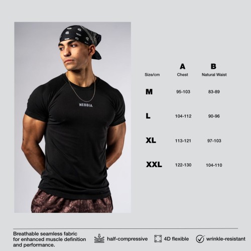 Футболка Seamless Short-Sleeve Top POWER Black 900