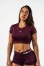Топ Nebbia Open-back Cropped Top STRONG BEAUTY Dark Red 430