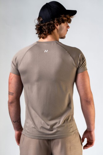 Футболка Seamless Short-Sleeve Top POWER Light Brown ASH 900