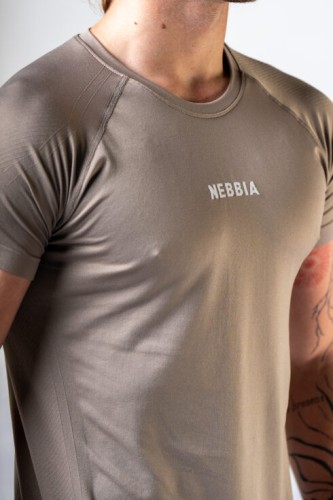Футболка Seamless Short-Sleeve Top POWER Light Brown ASH 900