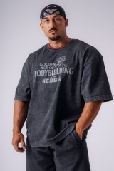 Футболка NEBBIA x Olympia Heavyweight Cotton T-Shirt Black 941