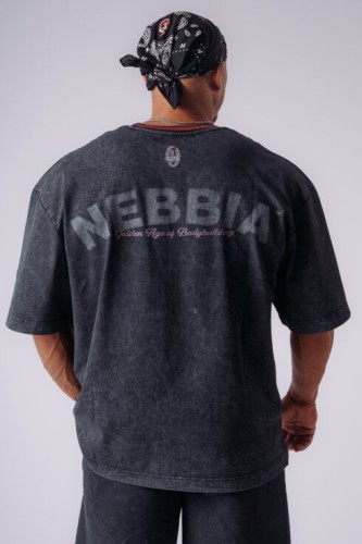 Футболка NEBBIA x Olympia Heavyweight Cotton T-Shirt Black 941
