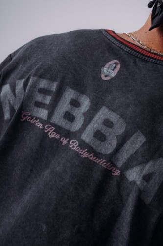 Футболка NEBBIA x Olympia Heavyweight Cotton T-Shirt Black 941