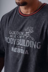 Футболка NEBBIA x Olympia Heavyweight Cotton T-Shirt Black 941