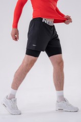 Шорты Double-Layer Shorts with Smart Pockets BLACK 318
