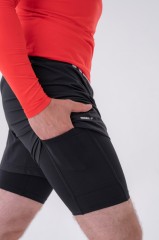 Шорты Double-Layer Shorts with Smart Pockets BLACK 318