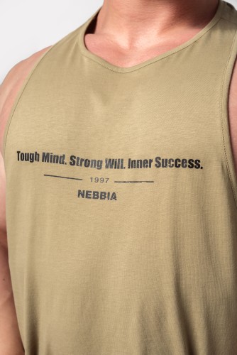 Майка Nebbia Gym Tank Top FLEXIN' Green 360