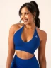 Топ Ryderwear Lift Rib Seamless Halter Sports Bra - Cobalt Blue