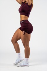 Шорты Nebbia Lace-Up Sculpting Shorts OWN YOUR POWER Dark Red 429