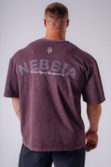 Футболка NEBBIA x Olympia Heavyweight Cotton T-Shirt Bordo 941