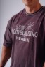 Футболка NEBBIA x Olympia Heavyweight Cotton T-Shirt Bordo 941