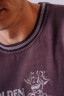 Футболка NEBBIA x Olympia Heavyweight Cotton T-Shirt Bordo 941
