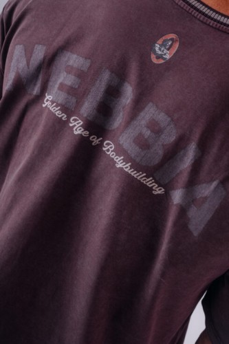 Футболка NEBBIA x Olympia Heavyweight Cotton T-Shirt Bordo 941