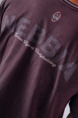 Футболка NEBBIA x Olympia Heavyweight Cotton T-Shirt Bordo 941