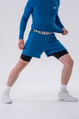 Шорты Double-Layer Shorts with Smart Pockets BLUE 318