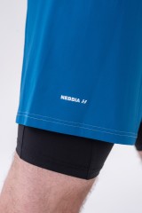 Шорты Double-Layer Shorts with Smart Pockets BLUE 318