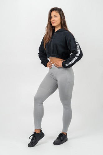 Леггинсы Nebbia High Waisted Leggings Leg Day Goals Grey 248
