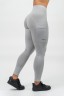 Леггинсы Nebbia High Waisted Leggings Leg Day Goals Grey 248