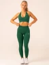 Топ Ryderwear Lift Rib Seamless Halter Sports Bra - Emerald