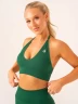Топ Ryderwear Lift Rib Seamless Halter Sports Bra - Emerald