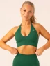 Топ Ryderwear Lift Rib Seamless Halter Sports Bra - Emerald