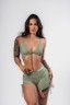 Шорты Nebbia Lace-Up Sculpting Shorts OWN YOUR POWER Light Green 429